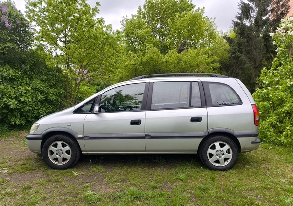 Opel Zafira cena 9000 przebieg: 232629, rok produkcji 2002 z Warszawa małe 301